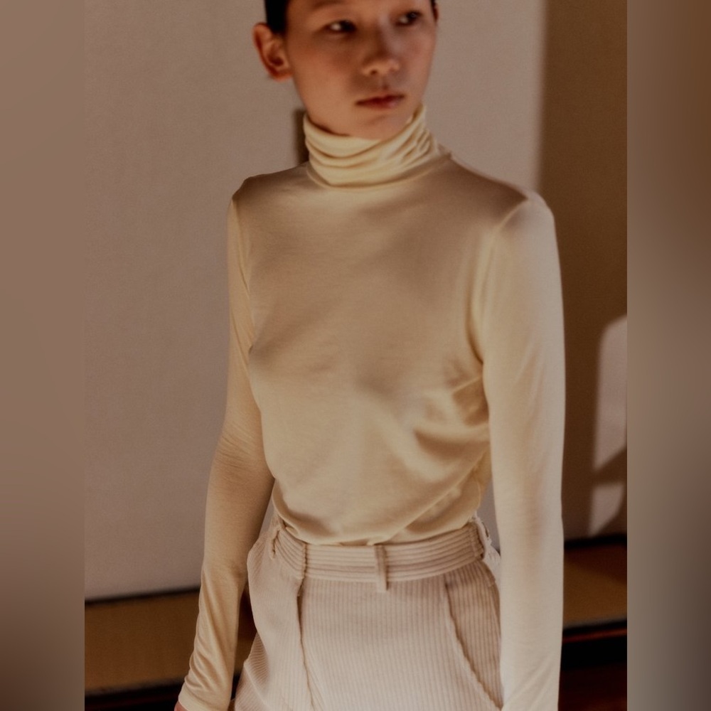 Mijeong Park Roll Neck TissueTurtleneck